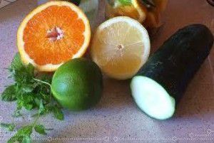 remedio casero para eliminar grasas con agua-frutas